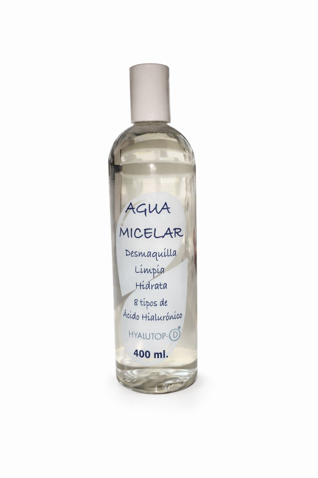 Agua Micelar Hyalutop D | 8 Tipos de Ácido Hialurónico | Limpieza Profunda| Hidrata | 400ml