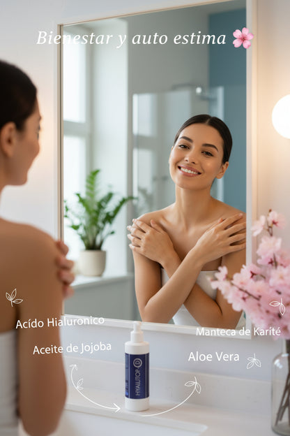 Hyalutop D | Crema Hidratante | 240gr | para rostro y cuerpo | piel normal a seca.